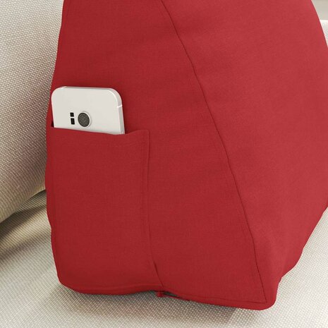 Rugkussen Rood 45 x 20 x 35 cm Stof 5
