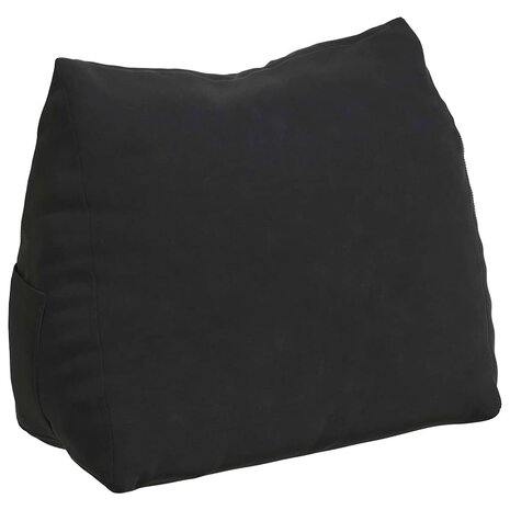 Rugkussen Zwart 45 x 20 x 35 cm Cordstof 2