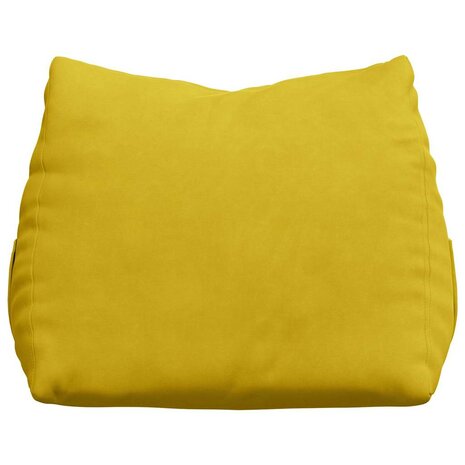 Rugkussen Geel 45 x 20 x 35 cm Cordstof 6