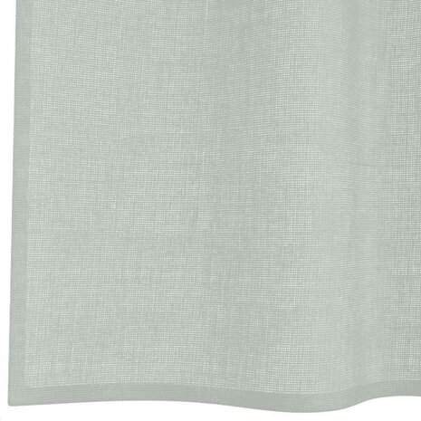 Gordijnen voile met doorvoertules 2 st 140x245 cm lichtgrijs 6