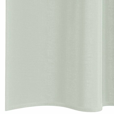 Gordijnen voile met roedezakken 2 st lichtgrijs 6