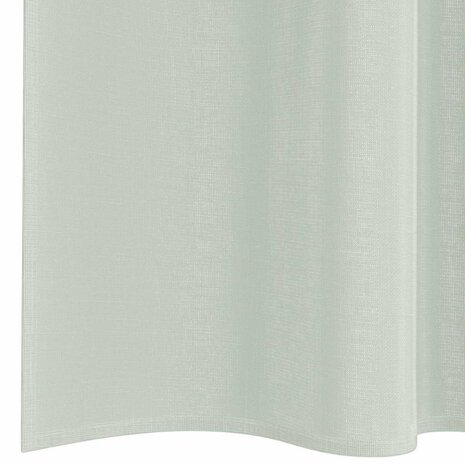 Gordijnen voile met roedezakken 2 st lichtgrijs 6