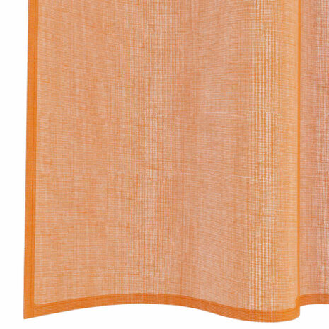 Voile gordijnen met roedezakken 2 st terracotta 5