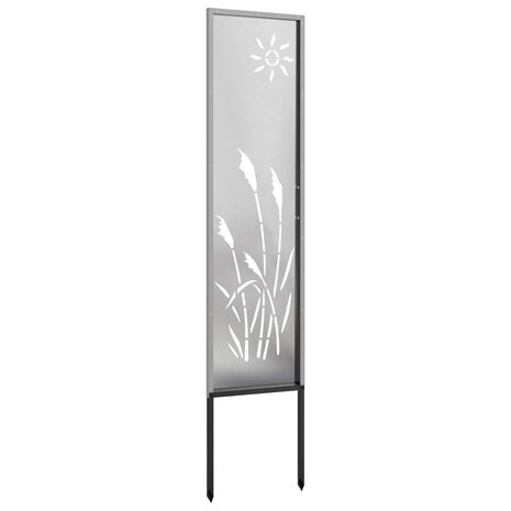 Privacyscherm Fretwerk Zilver 32 x 140 cm Roestvrij staal 3