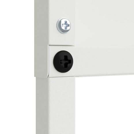 Privacyscherm Fretwerk Wit 32 x 140 cm Koudgewalst staal 6