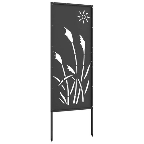 Privacyscherm Zwart 50 x 140 cm Koudgewalst staal 5