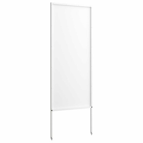 Privacyscherm Fretwerk Wit 50 x 140 cm Koudgewalst staal 3