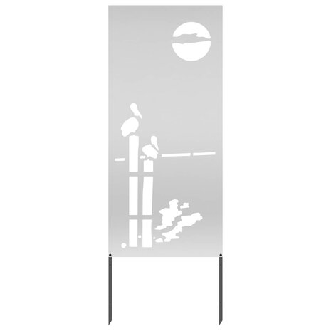 Privacyscherm Zilver 50 x 140 cm Gegalvaniseerd staal 2