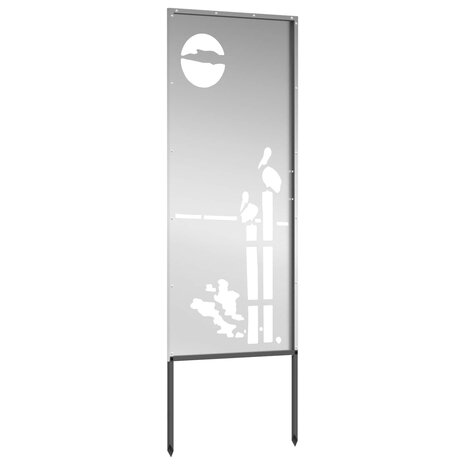 Privacyscherm Zilver 50 x 140 cm Gegalvaniseerd staal 5
