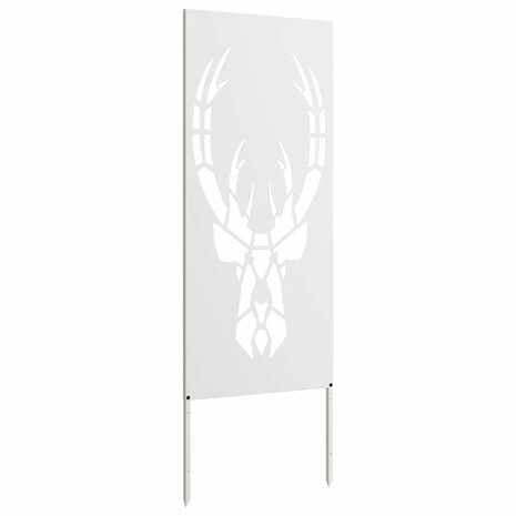 Privacyscherm Wit 50 x 140 cm Koudgewalst staal 4