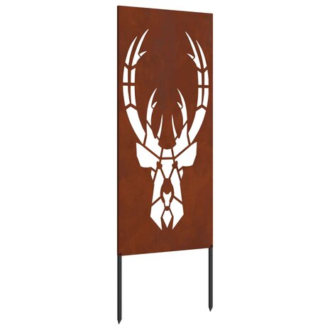 Privacyscherm Dierenprint Roestig 50 x 140 cm Cortenstaal 2