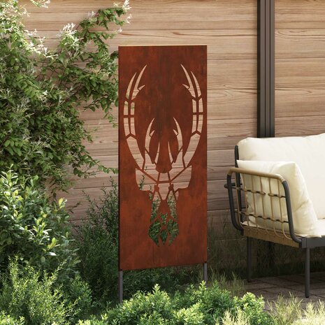 Privacyscherm Dierenprint Roestig 50 x 140 cm Cortenstaal 3