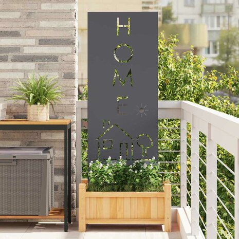 Privacyscherm Antraciet 50 x 140 cm Koudgewalst staal 1