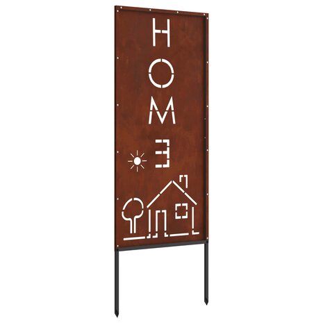 Privacyscherm Fretwerk Roestig 50 x 140 cm Cortenstaal 6
