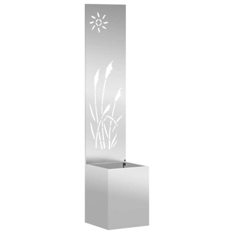 Privacyscherm Zilver 32 x 140 cm Gegalvaniseerd staal 2