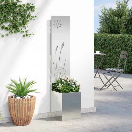 Privacyscherm Zilver 32 x 140 cm Gegalvaniseerd staal 4