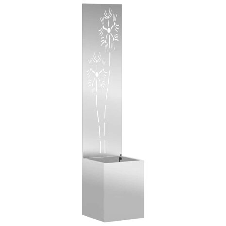 Privacyscherm Zilver 32 x 140 cm Gegalvaniseerd staal 2
