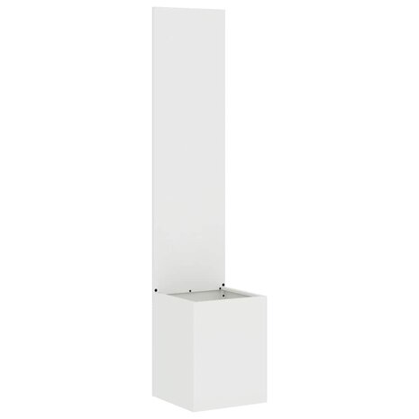 Privacyscherm Fretwerk Wit 32 x 140 cm Koudgewalst staal 2