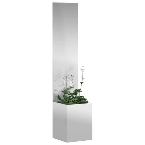 Privacyscherm Zilver 32 x 140 cm Gegalvaniseerd staal 3