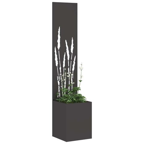 Privacyscherm Zwart 32 x 32 x 150 cm Koudgewalst staal 3