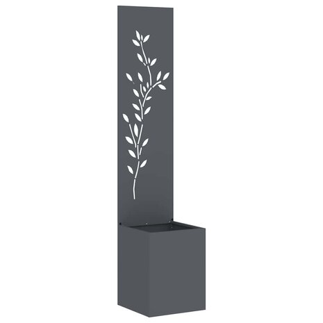 Privacyscherm Bloemen Antraciet 32 x 32 x 150 cm 2