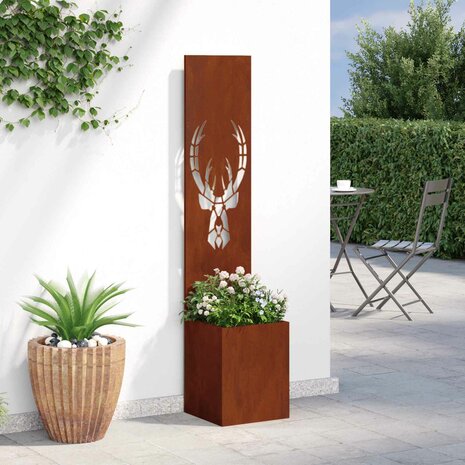 Privacyscherm Dierenprint Roestig 32 x 140 cm Cortenstaal 4