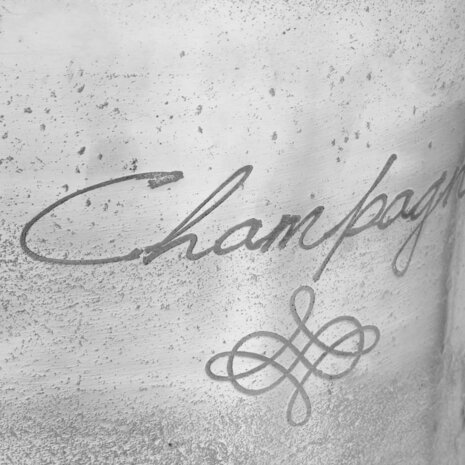 Champagnekoeler 39x29x71 cm massief aluminium zilverkleurig 7