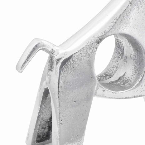 Stierensculptuur Zilver 22 x 9.5 x 34 cm Aluminium 7