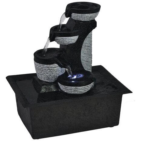 Kamerfontein met LED-verlichting polyresin 1