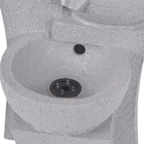 Kamerfontein met LED-verlichting polyresin 5