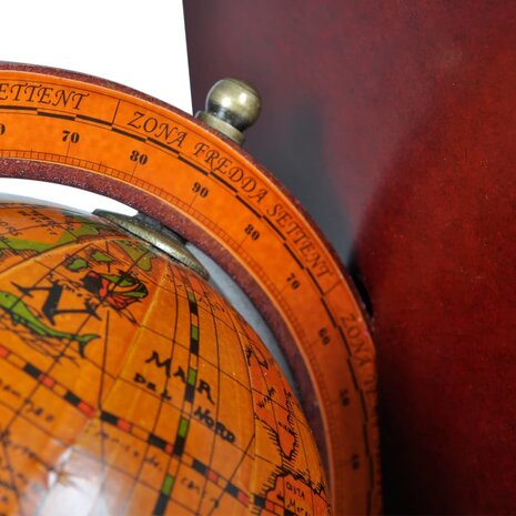 Boekensteunen 2 st globe 5