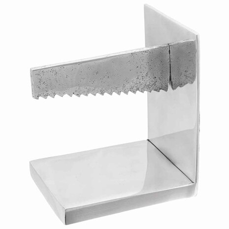 Boekensteunen 2 pcs Zilver 11 x 14 x 17,5 cm Aluminium 1