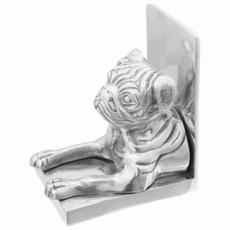Boekensteunen 2 pcs Zilver 12 x 15 x 18 cm Aluminium 1
