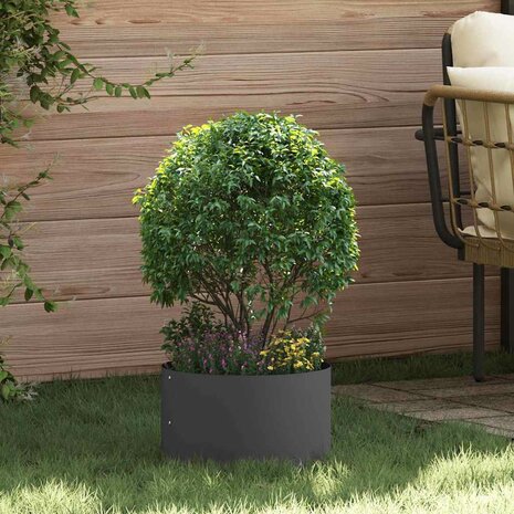 Plantenring 5 pcs Zwart 30 x 30 x 20 cm Koudgewalst staal 1