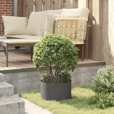 Plantenring 5 pcs Zwart 30 x 30 x 20 cm Koudgewalst staal 4