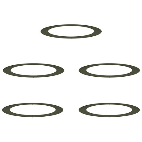 Boomringen 5 pcs Olijfgroen &Oslash;90 / 120 cm 2