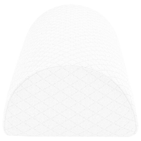 Beenkussen Effen Wit 52 x 20 x 12 cm Traagschuim 5