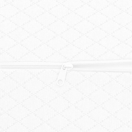 Beenkussen Effen Wit 52 x 20 x 12 cm Traagschuim 6