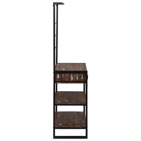 Keukenrek Multikleur en Zwart 80 x 40 x 160 cm 6