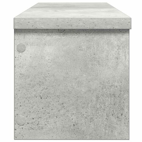 Keukenrekken stapelbaar 2 st 50x15x16 cm betongrijs 5