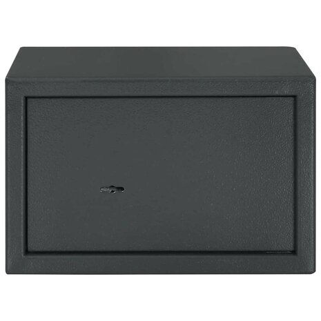Kluis met slot Donkergrijs 31 x 20 x 20 cm Staal 4