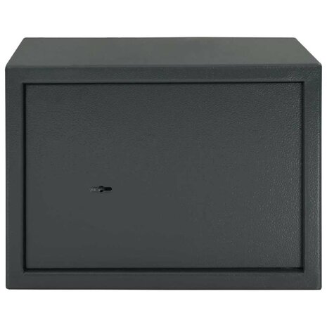 Kluis met slot Donkergrijs 35 x 25 x 25 cm Staal 4