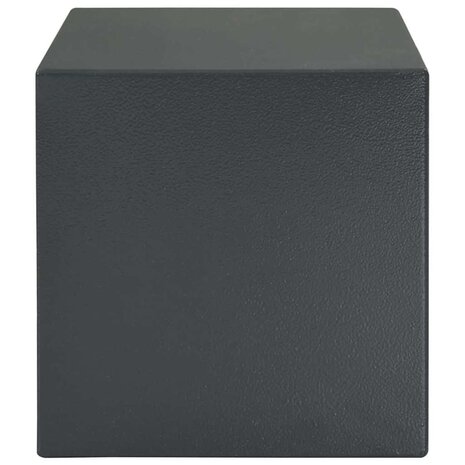 Kluis met slot Donkergrijs 35 x 25 x 25 cm Staal 5