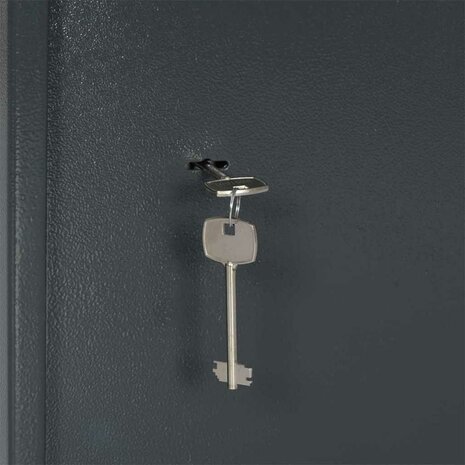 Kluis met slot Donkergrijs 35 x 31 x 50 cm Staal 7