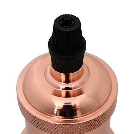 Lampfitting 2 stuks ros&eacute;goud E27 4