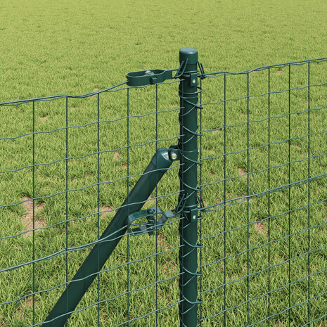 Afrasteringspaal 2 pcs Groen 90 cm Poedergecoat staal 3