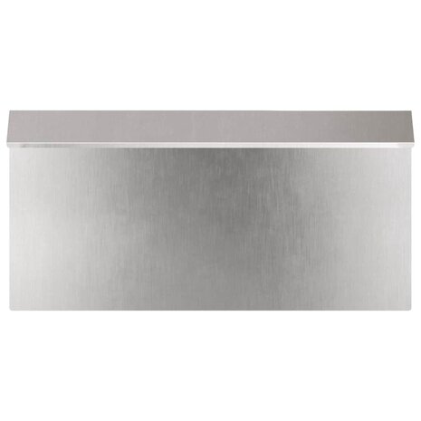 Slakkenhekje Zilver 50 x 3,5 x 25 cm Roestvrij staal 4