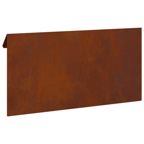 Slakkenhekje 16 pcs Roestig 50 x 3,5 x 25 cm Cortenstaal 7