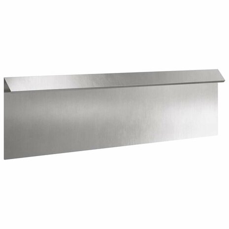 Slakkenhekje Zilver 100 x 3,5 x 25 cm Roestvrij staal 2