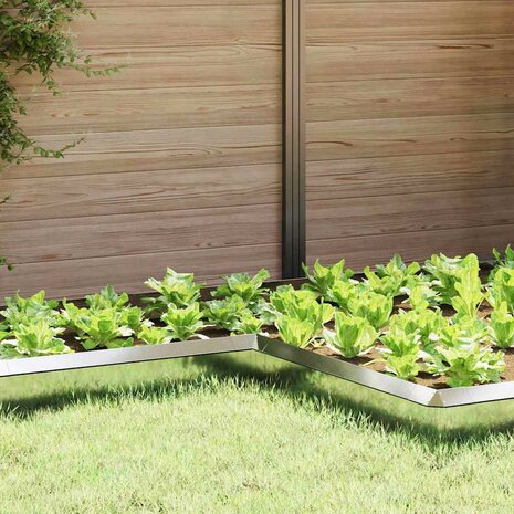 Slakkenhekje 4 pcs Zilver 10 x 10 x 25 cm Gegalvaniseerd staal 1